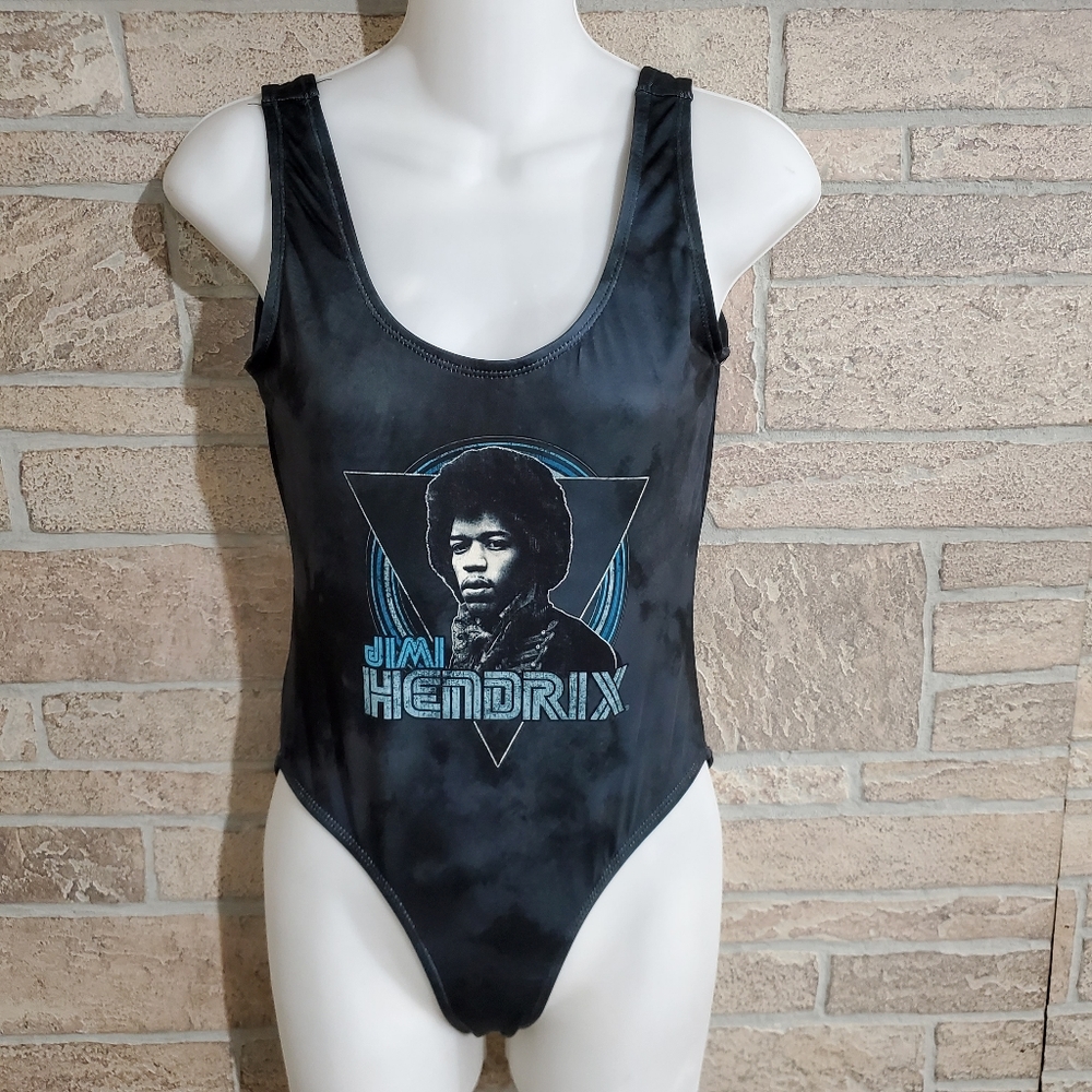 Jimi Hendrix Bathing Suit Body Suit Woman's Sz M